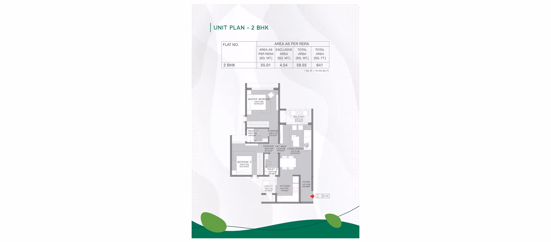 2 BHK Layout