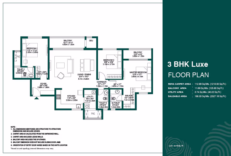 3 BHK Layout