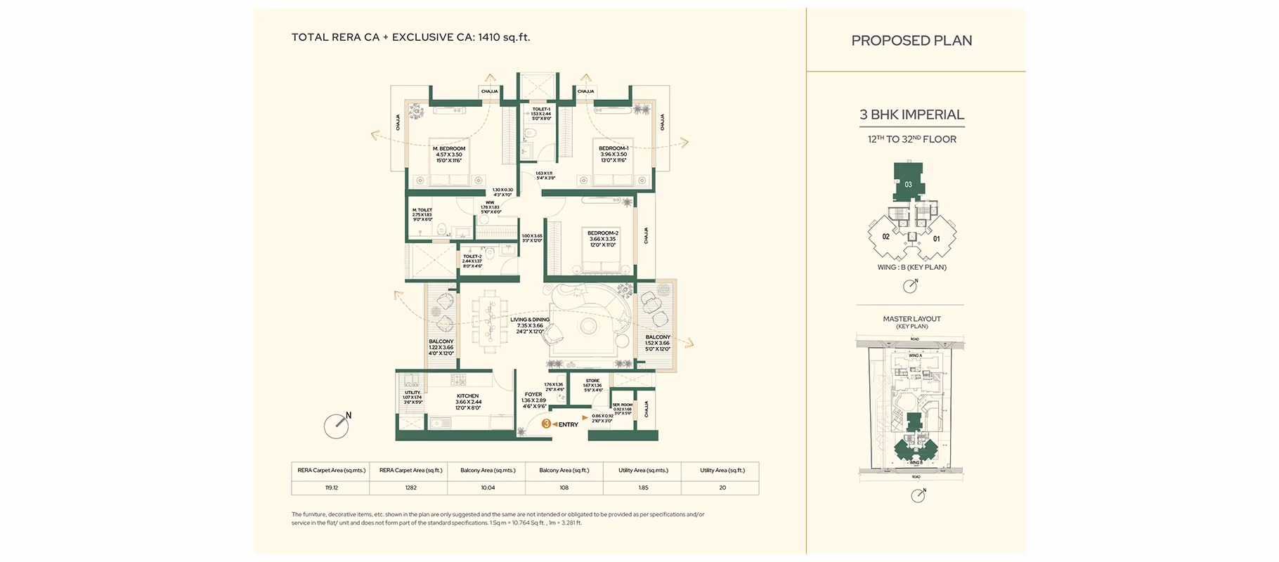 3 BHK Layout