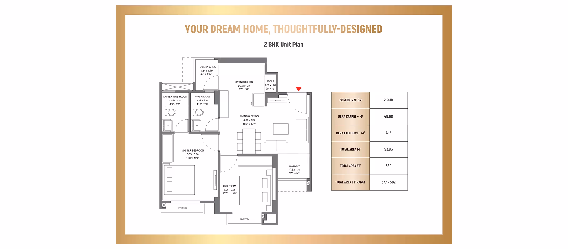 2 BHK Layout