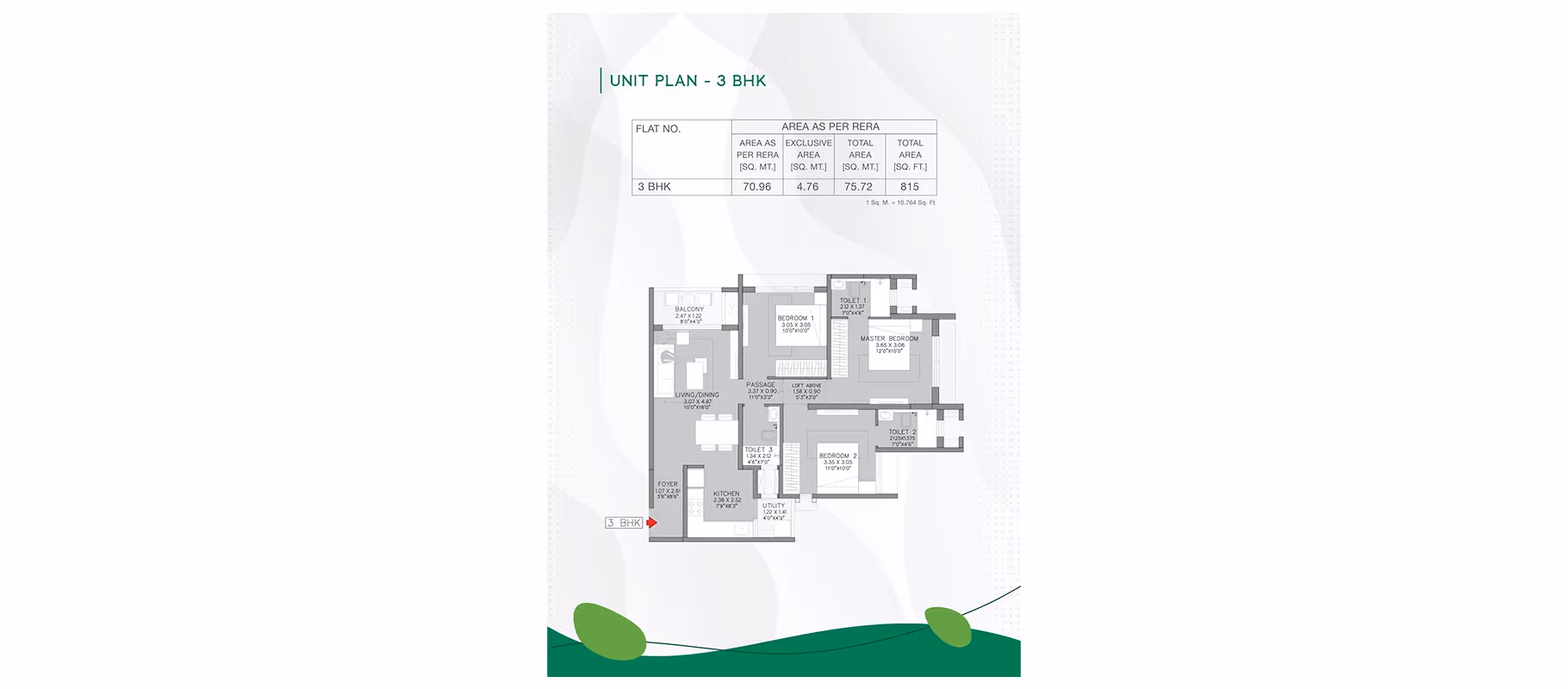 3 BHK Layout
