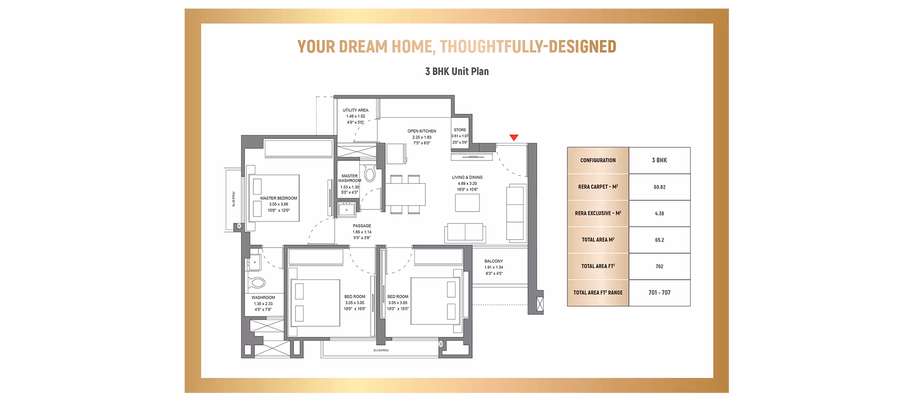 3 BHK Layout