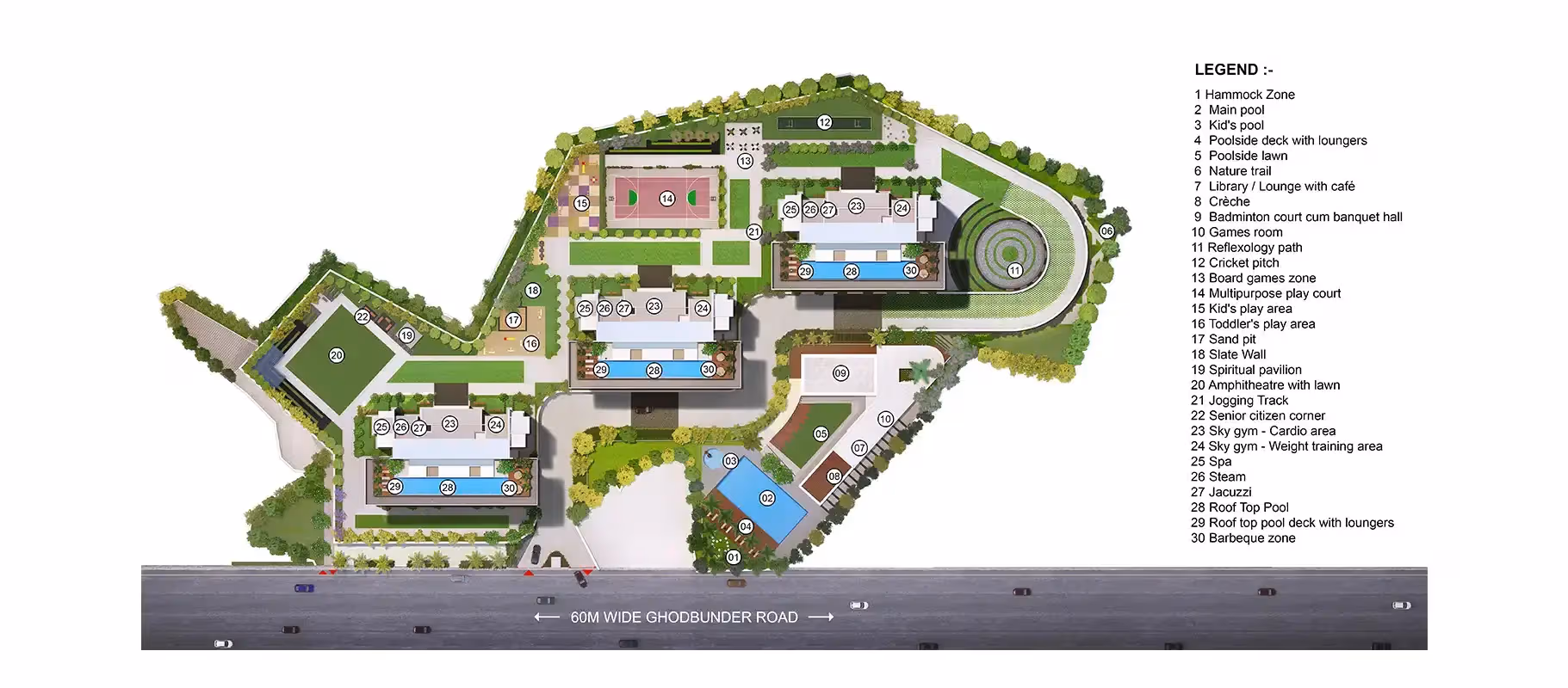 Godrej Exquisite Thane , Mumbai Master Plan