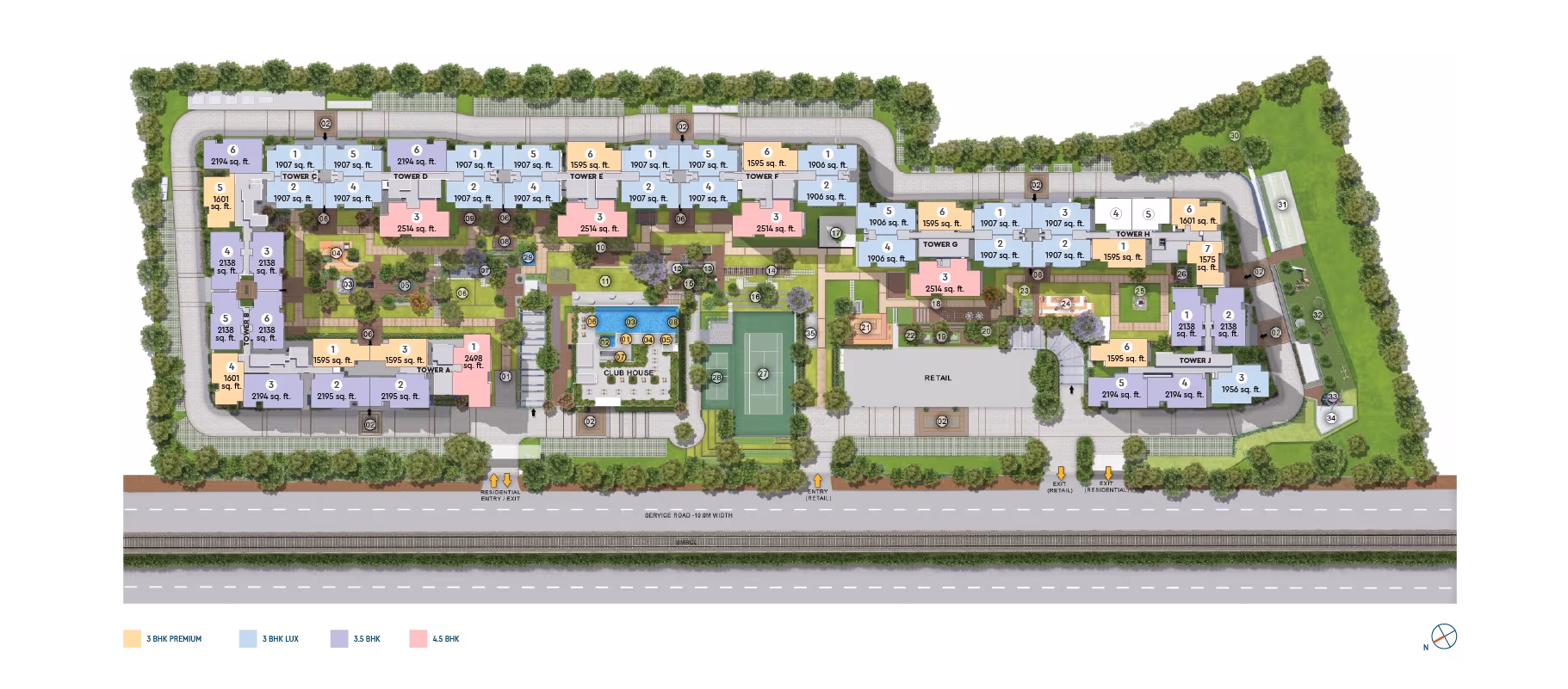 Godrej Aveline Yelahanka, Bengaluru Master Plan