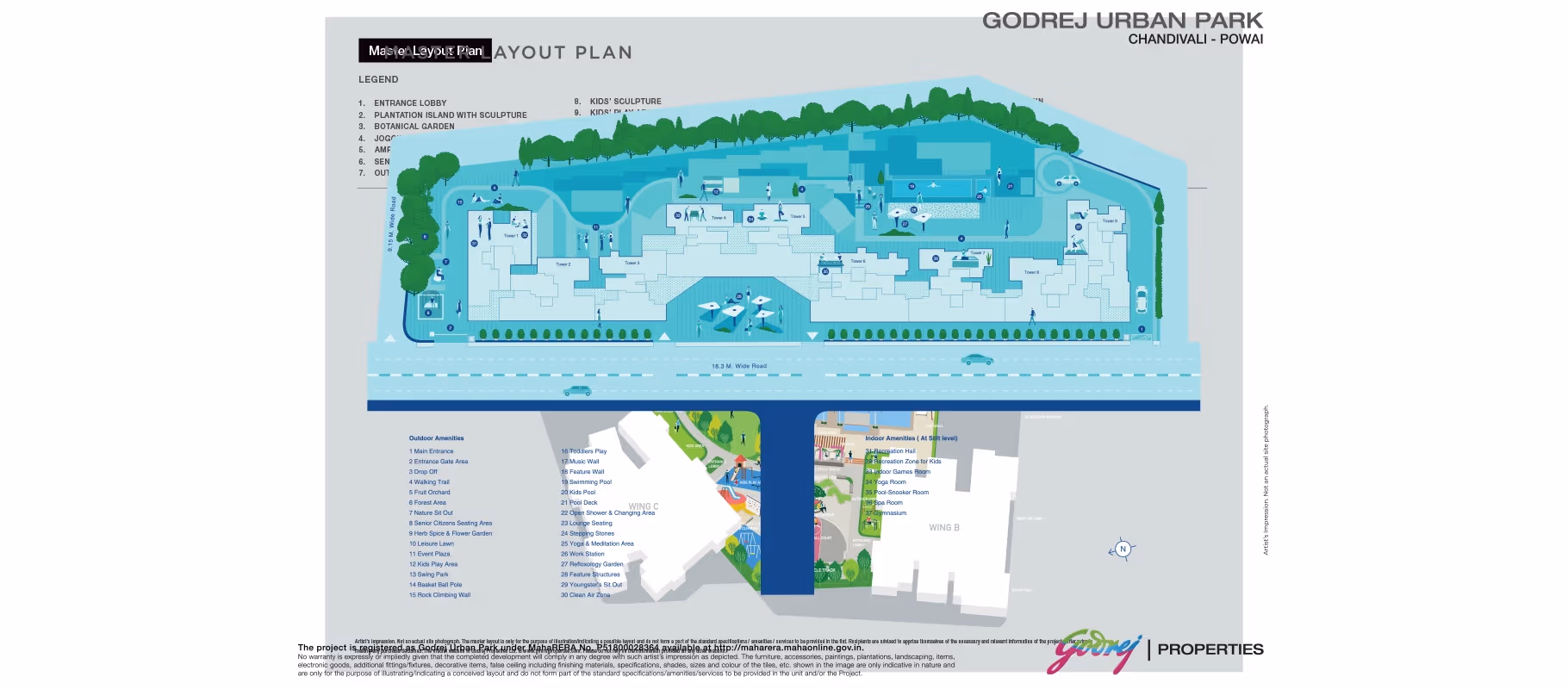 Godrej Urban Park Chandiwali - Powai, Mumbai Master Plan