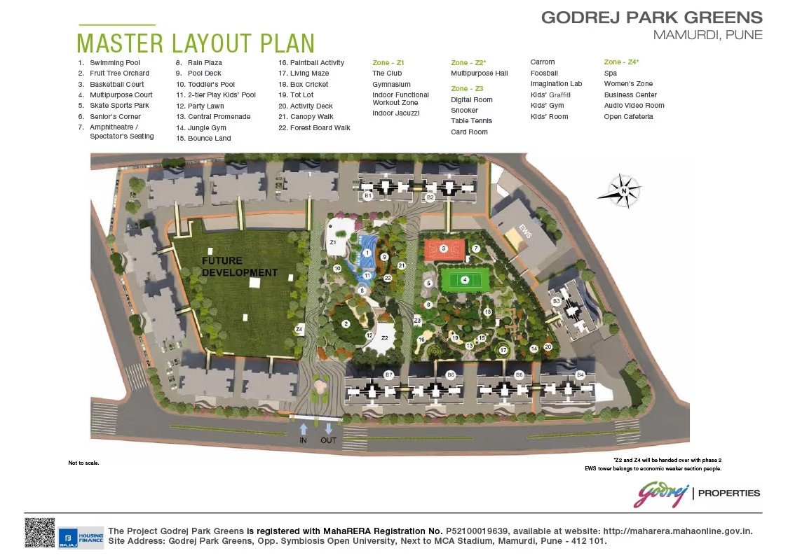 Godrej Park Greens, Pune Master Plan