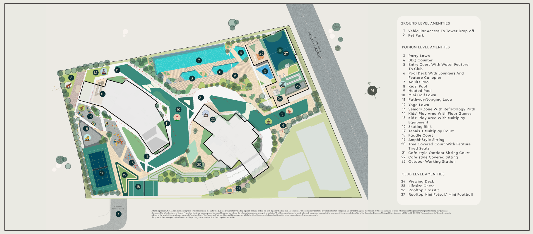 Godrej Avenue Eleven Mahalaxmi , Mumbai Master Plan